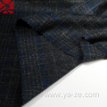 tweed plaid cashmere fleece fabric for overcoat